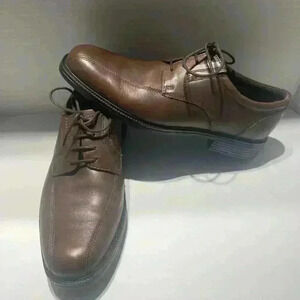 Bostonian Men’s Flexlite Brown Leather Lace-Up Dress Shoes Size 8